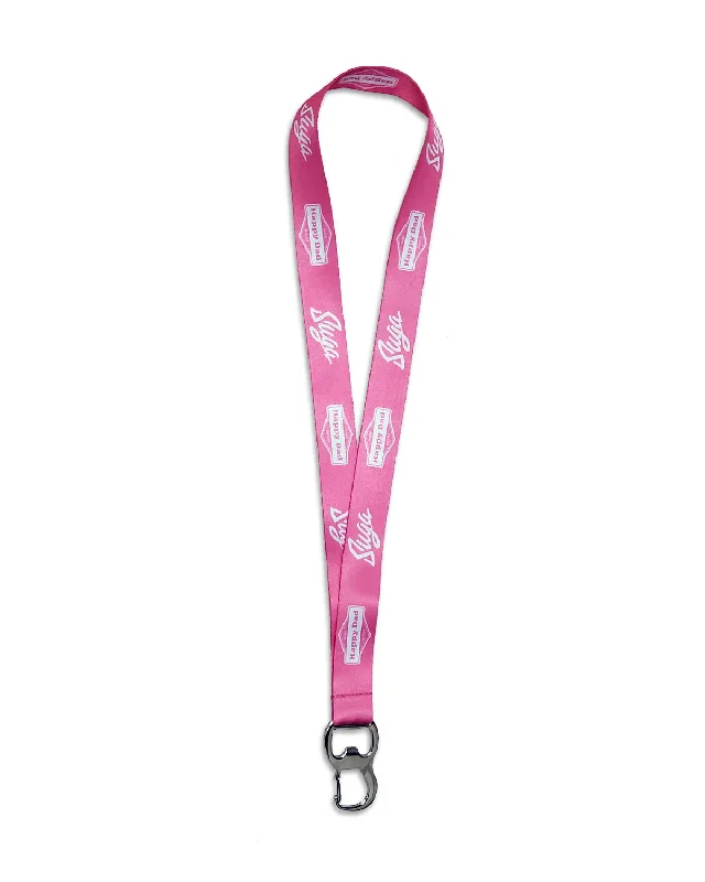  . **Dog traction rope is automatically retractable**Happy Dad x Suga Sean Lanyard (Pink)