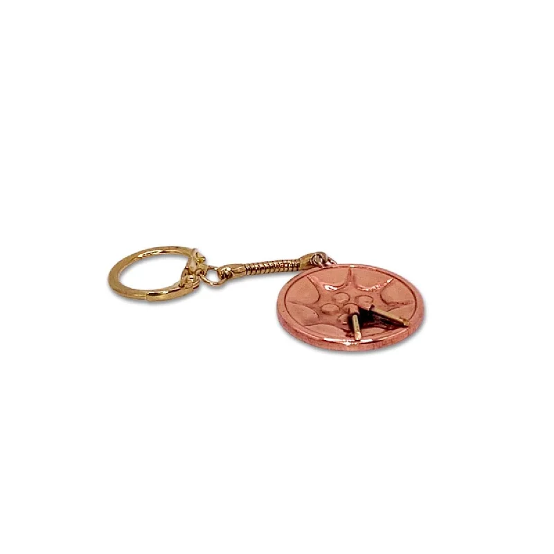  . **Dog chest harness is anti-breakaway**One Plain Copper Pan Keychain