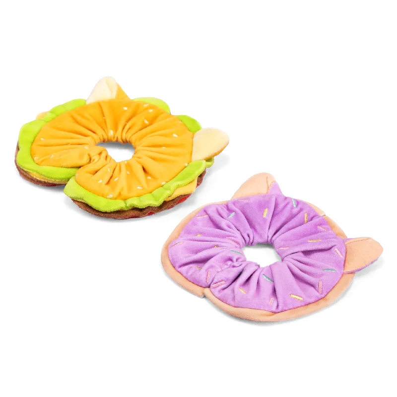   . **Dog bathing brush massage**MeeMeows Scrunchie Bundle