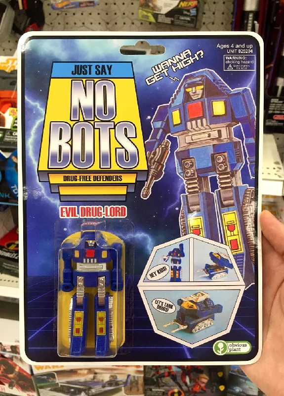 - Toys suitable for multi-pet familiesJust Say NoBots - Drug-Lord
