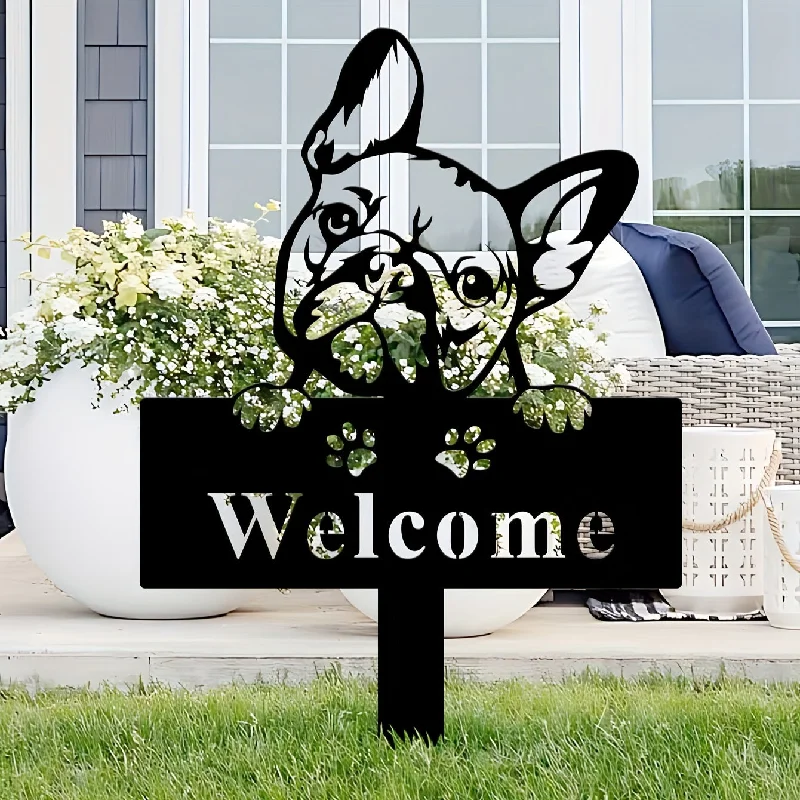 - Winter dog thick down jacketFrench Bulldog Welcome Metal Sign - Adorable Frenchie Home Decor