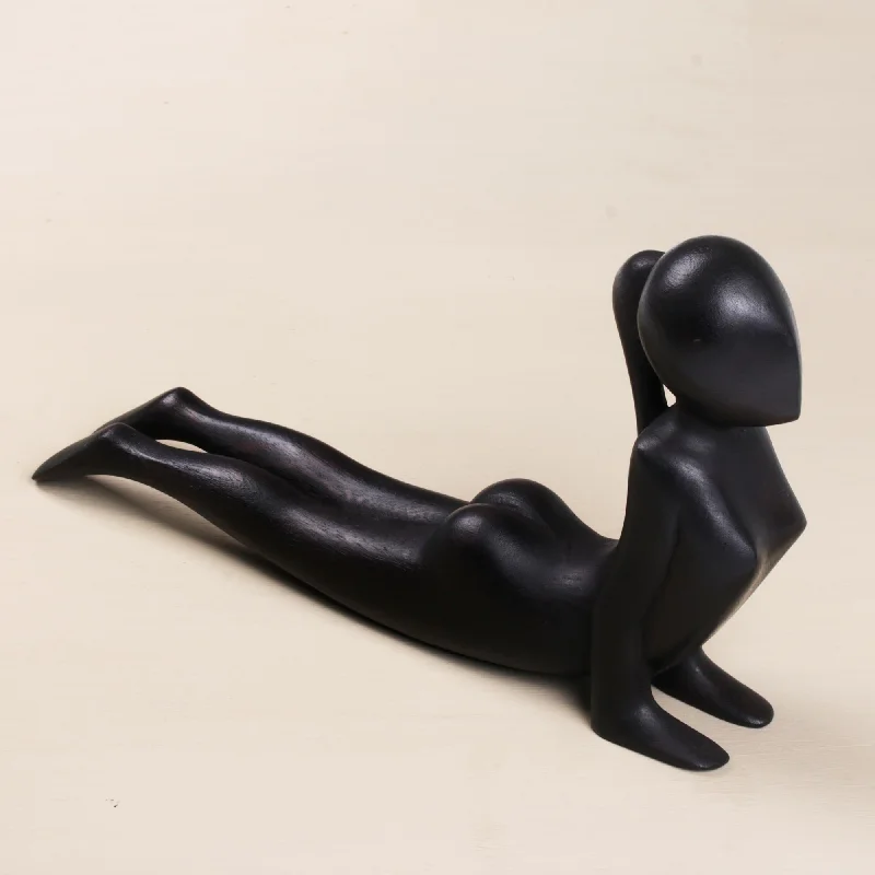 - Pet vitamin complex nutrition tabletsCobra Yoga Signed Wood Statuette of Yoga Cobra Pose in Black