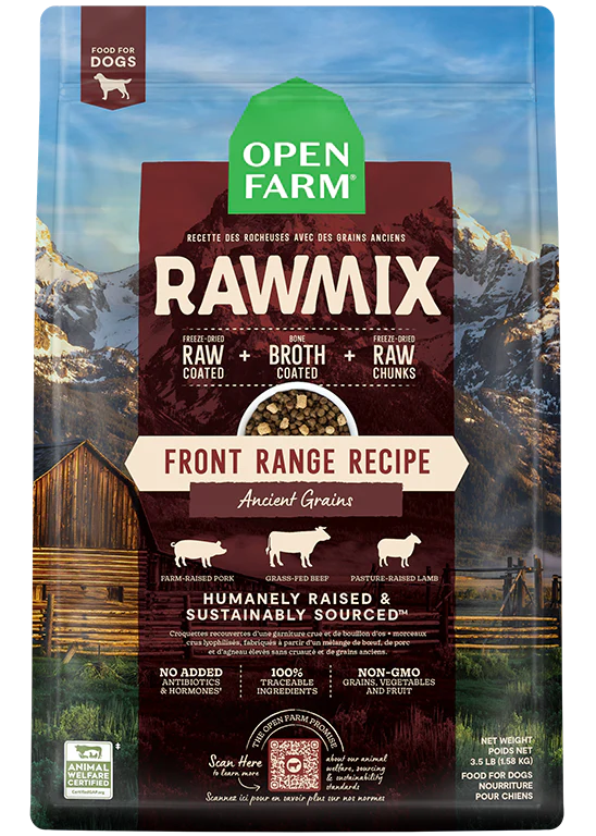 - How is Birgi dog foodOpen Farm - Rawmix - Ancient Grains - Front Range Dog Food