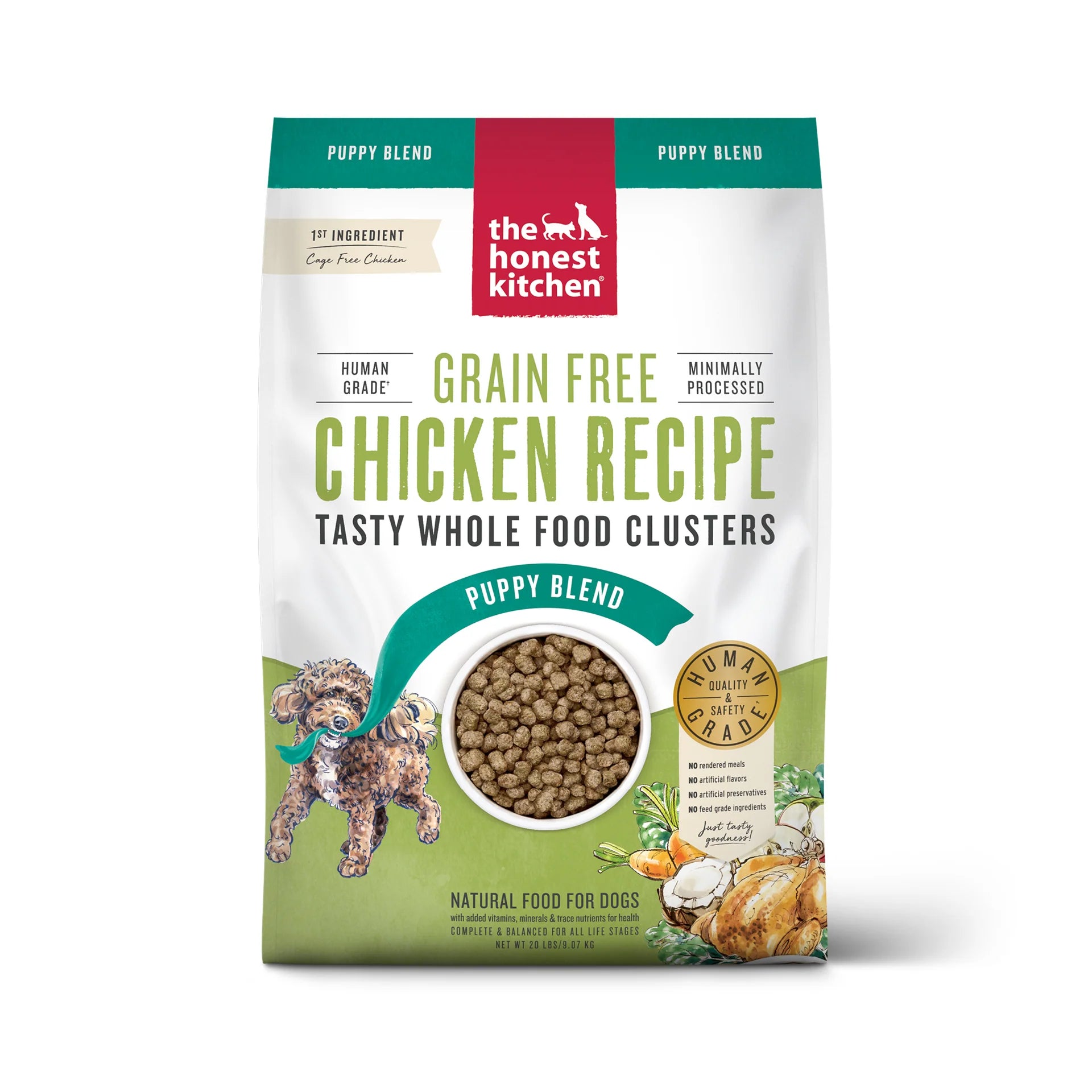 - The effect of dog food on hairThe Honest Kitchen - Whole Food Cluster - Grain Free - Puppy Dog Food