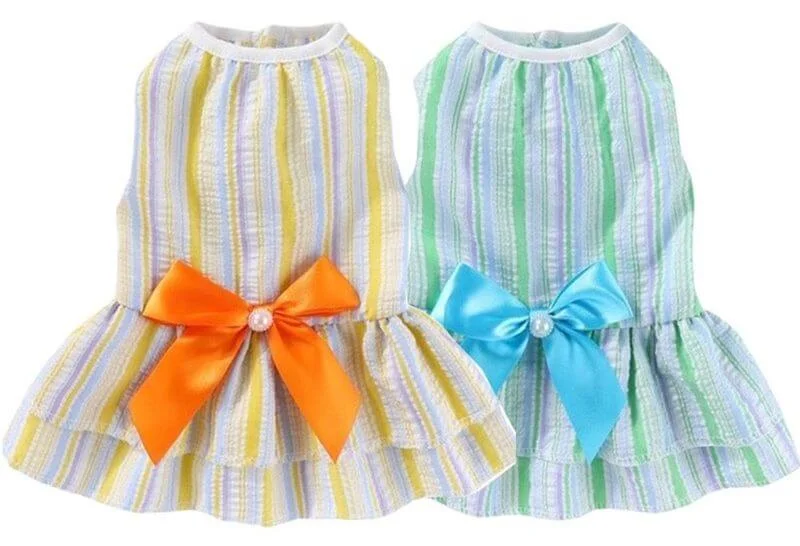 - Chinchilla cooling ice nest ceramic plateKUTKUT 2Pcs Dog Dress for Small Puppy Kitten Girls, Puppy Pet Princess Bowknot Dress Cute Doggie Summer Outfits Clothes For Chiuhuahua, Yorkshire etc