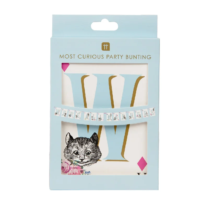 Pet ProductsMARKET DAY - Alice in Wonderland 'We're All Mad Here' Paper Bunting