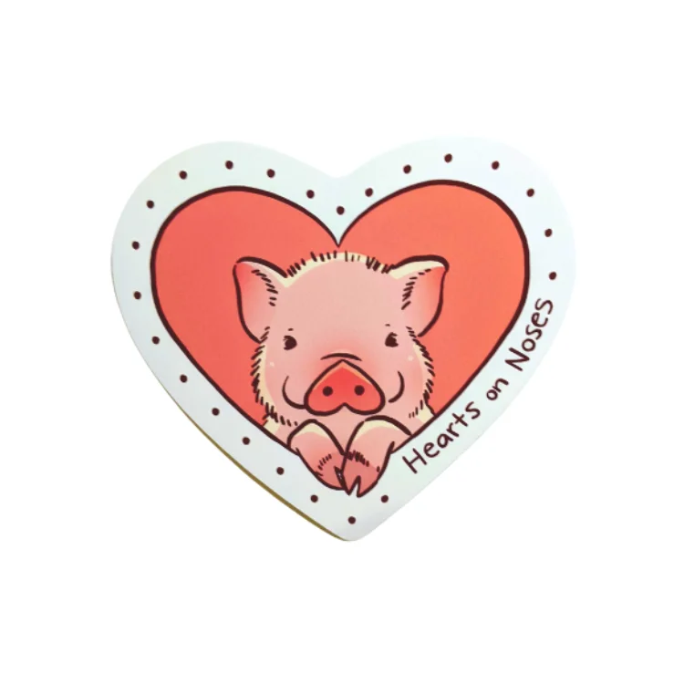- Rabbit grass rack to prevent waste food boxHarmLessBeings 'Hearts on Noses' Heart Sticker