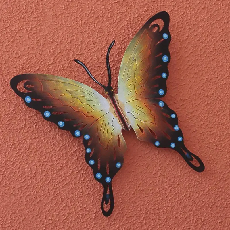 - Climbing pet constant temperature heating padSoul of Happiness Hand Made Orange Butterfly Steel Wall Sculpture Mexico