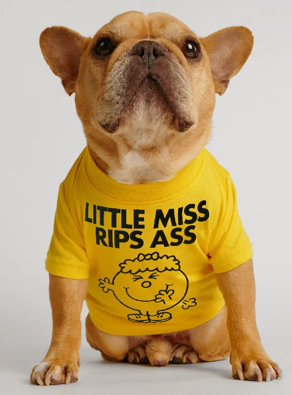 Small dog clothesLittle Miss Rips Ass Dog Tee