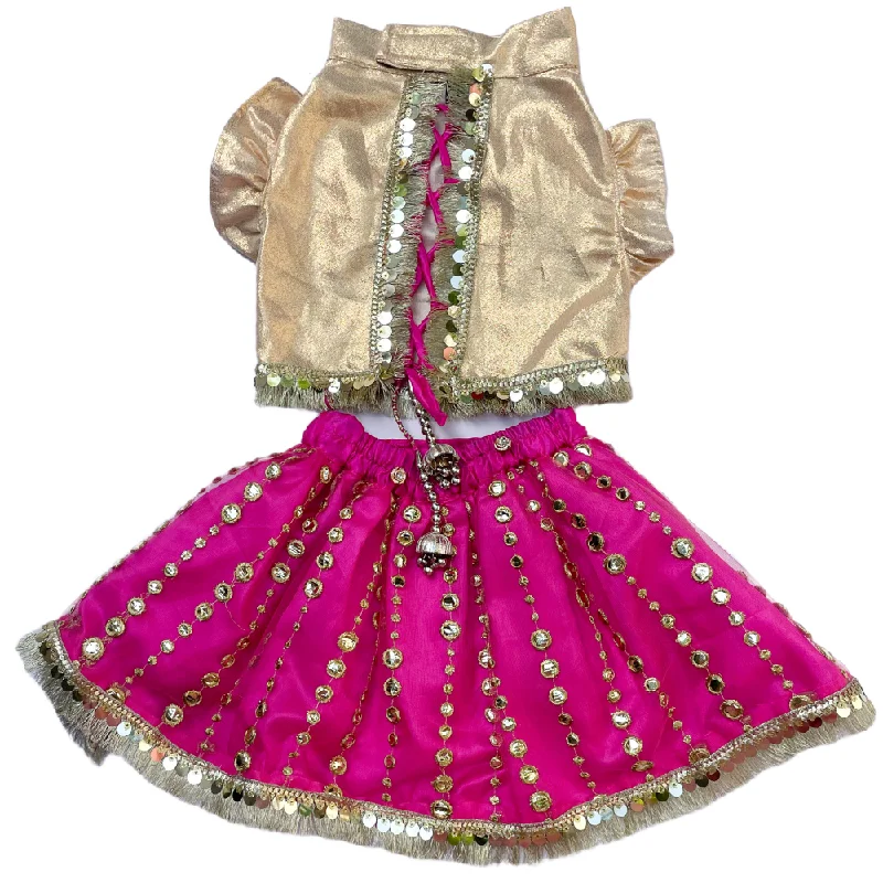- Chinchilla cooling ice nest ceramic platePawgypets Lehenga for Dogs and Cats (Pink/Golden) - Chinchilla cooling ice nest ceramic platePawgypets Lehenga for Dogs and Cats (Pink/Golden)