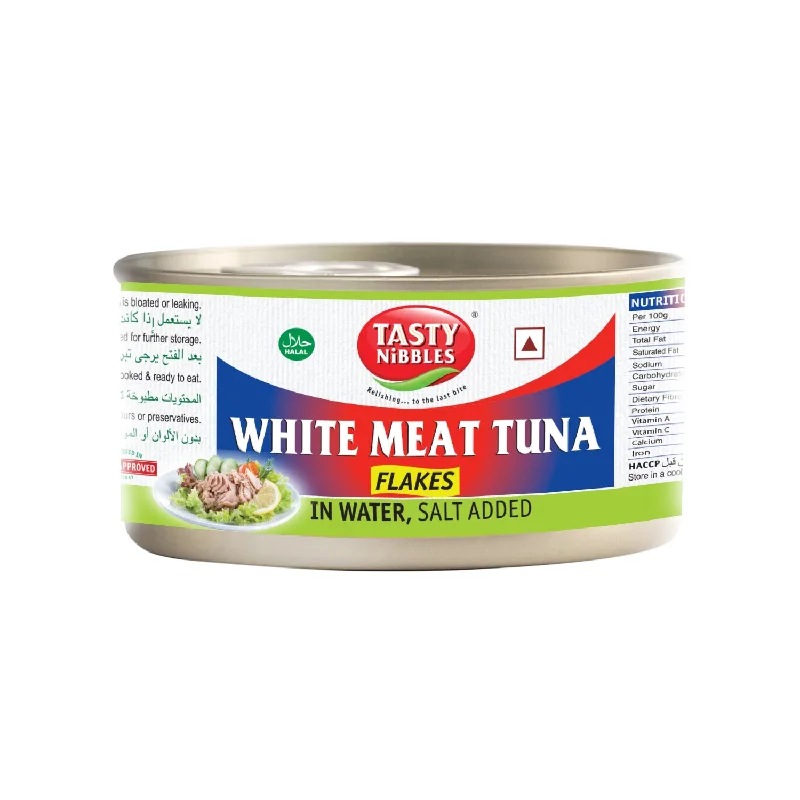 ---White Meat Tuna Flakes In Water Salt Added 185g