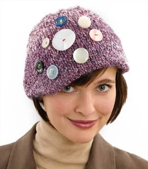  -Splash-proof food bowl AND Anti-choking slow food bowlAll Buttoned Up Decorated Cap Pattern (Knit)