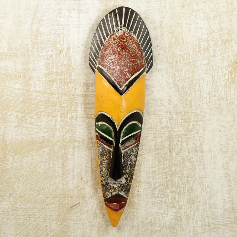 - Solid wood cat climbing frame customizedProtect the Jungle African Wood Wall Mask