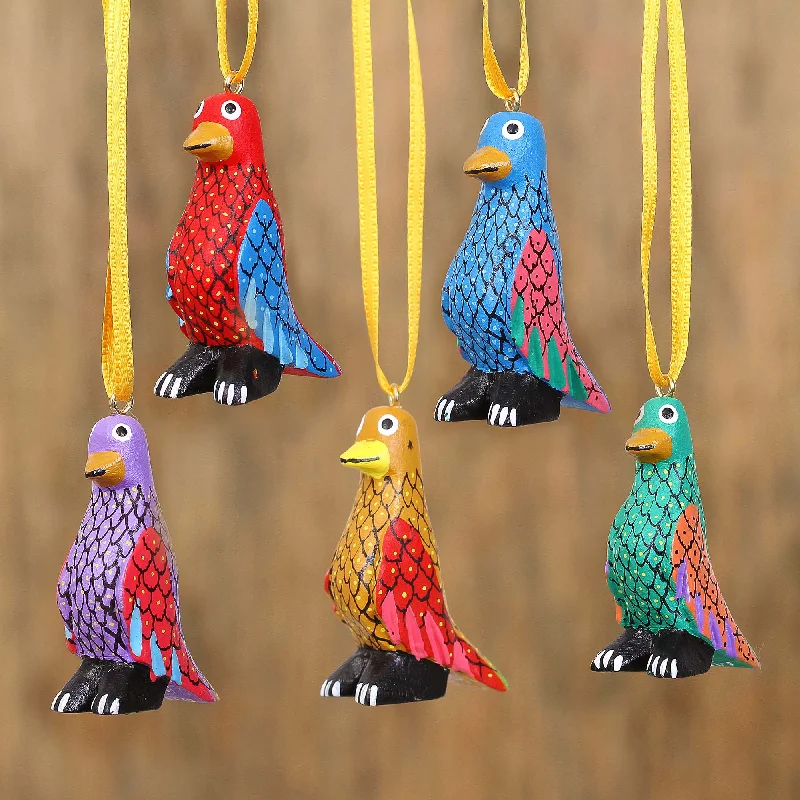 - Winter dog thick down jacketSweet Penguins Wood Alebrije Penguin Ornaments (Set of 5) from Mexico - Winter dog thick down jacketSweet Penguins Wood Alebrije Penguin Ornaments (Set of 5) from Mexico