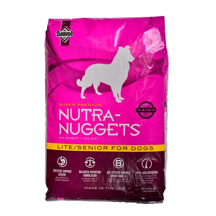 ---Nutra Nuggets Lite Adulto Mayor (7+) x 7.5 Kg