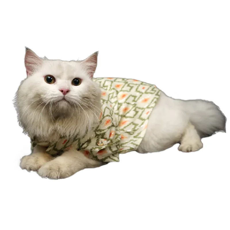 - Remote interactive pet feederPawgypets Heritage Summer Kurta for Dogs and Cats (Off White with Orange)