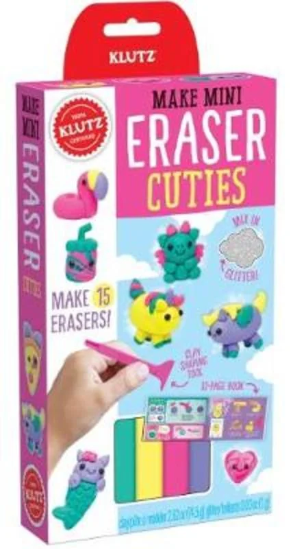  -Splash-proof food bowl AND Anti-choking slow food bowlMake Mini Eraser Cuties (Klutz)