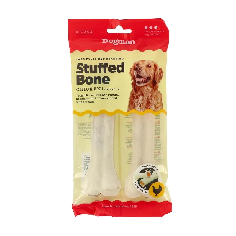 - Custom pet birthday cakeDogman Tuggben med fyllning av kyckling - 2-pack M