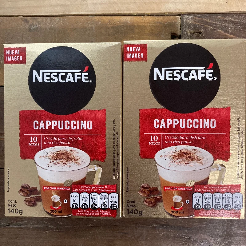 - Winter warm clothes for short-haired dogs20x Nescafe Cappuccino Instant Coffee Sachets (2 Boxes of 10 Sachets)