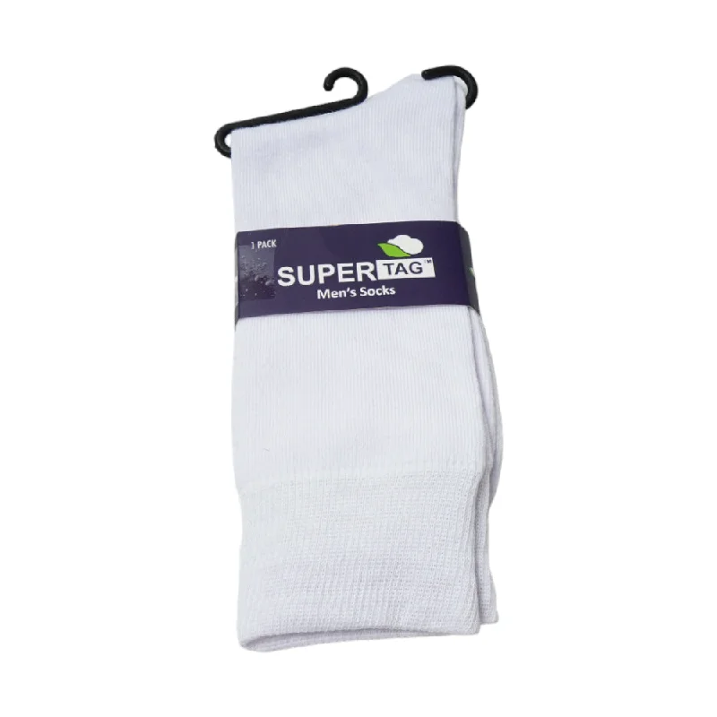 - Degradable pet feces bagSUPER TAG LONG CREW SOCKS WHITE PLAIN 1PC HZ