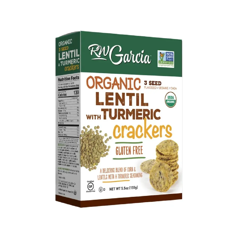 - Pet diabetes prescription foodRW Garcia Organic Lentil Turmeric Crackers - 155g