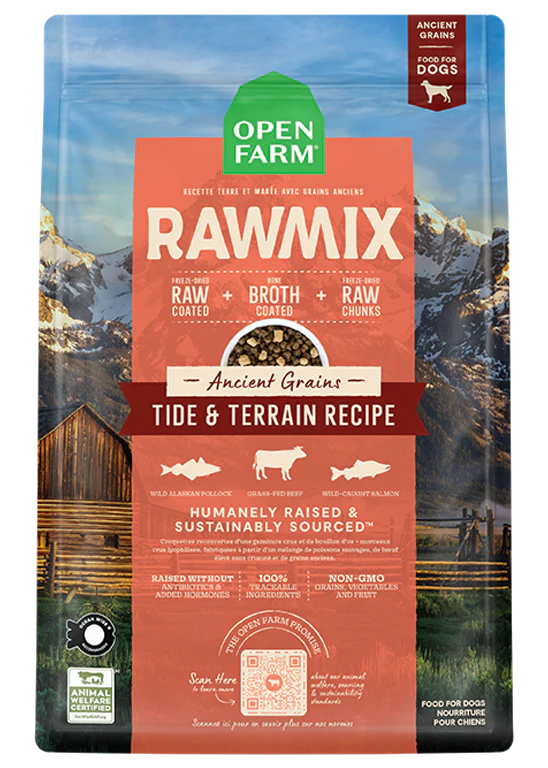 - Food for large dogsOpen Farm - Ancient Grain RawMix - Tide & Terrain Dog Food