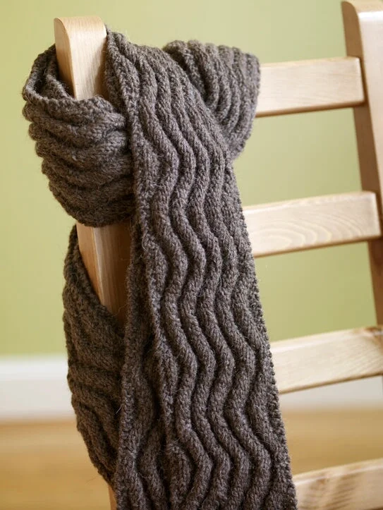  -Non-contact cat thermometerMeandering Rib Scarf Pattern (Knit) - Version 2