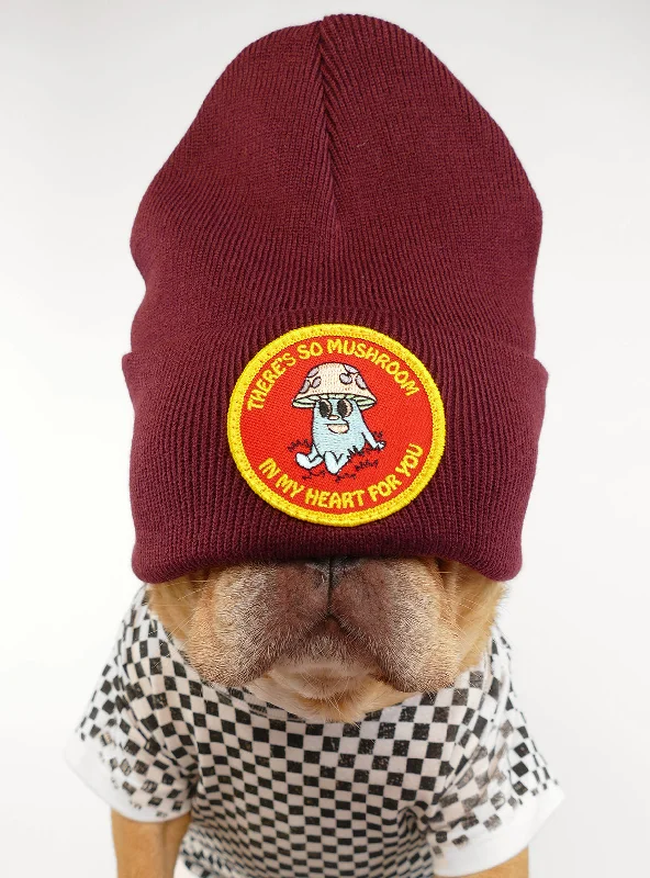Winter warm clothes for catsMushroom Beanie