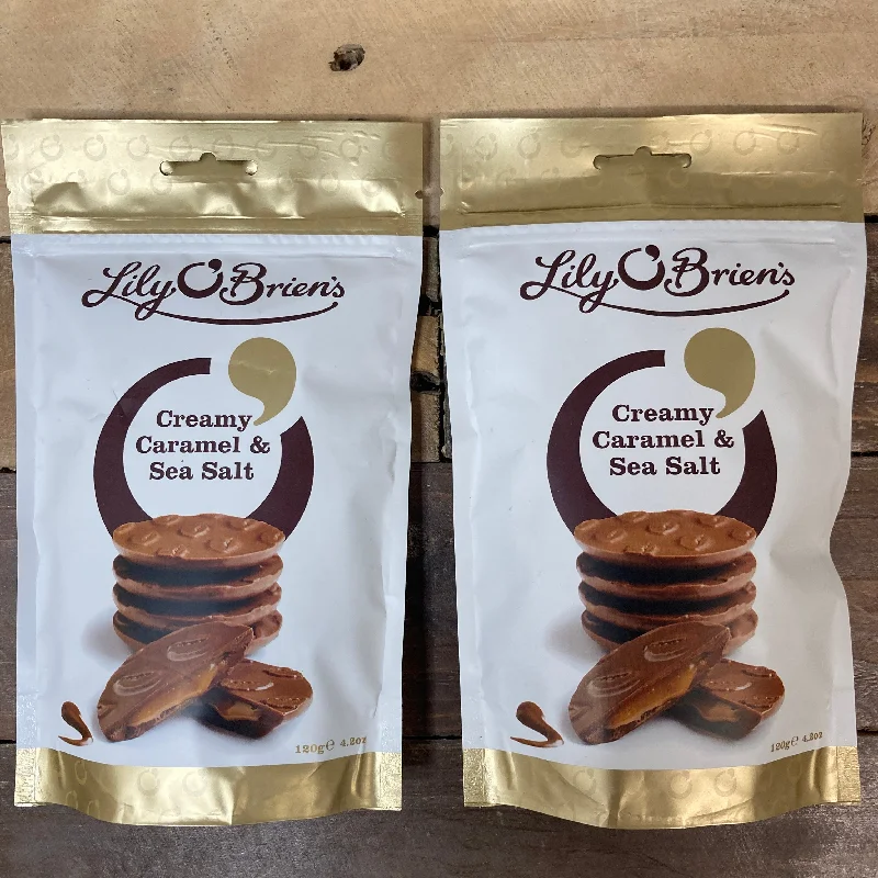 - Pet diabetes prescription food2x Lily O'Brien's Creamy Caramel & Sea Salt Milk Chocolate Share Bags (2x120g)