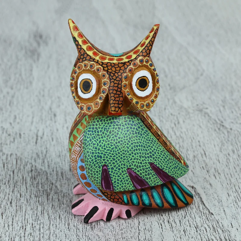 -Anti-scratch sofa protective coverDream Vision Hand-Carved Copal Wood Owl Alebrije Sculpture from Mexico -Anti-scratch sofa protective coverDream Vision Hand-Carved Copal Wood Owl Alebrije Sculpture from Mexico