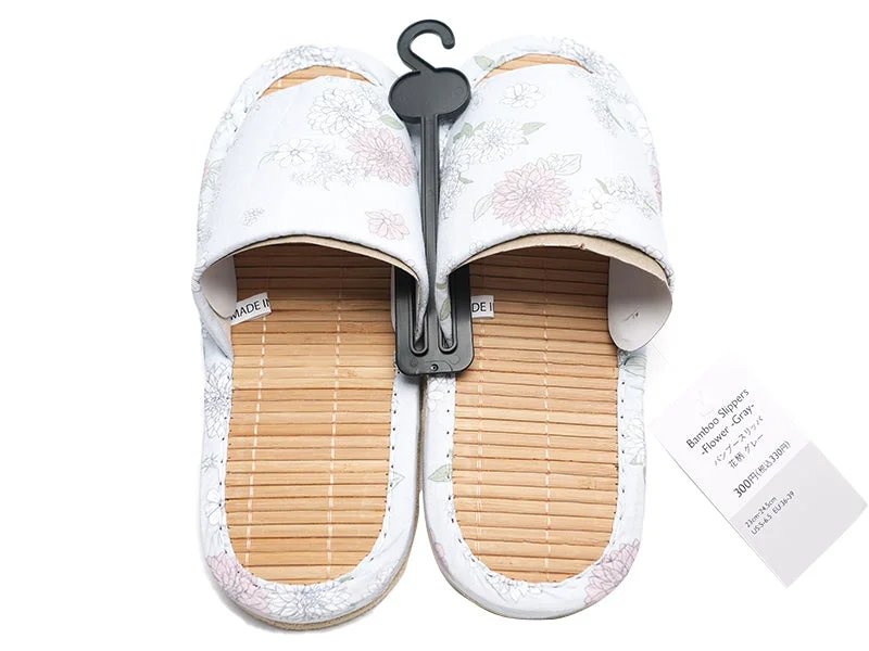 - Dog disposable foam shower gelBamboo Slippers Flower Grey