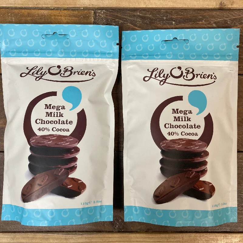 - Dog anti-slip mat2x Lily O'Brien's Mega Milk Chocolate Share Bags (2x110g)