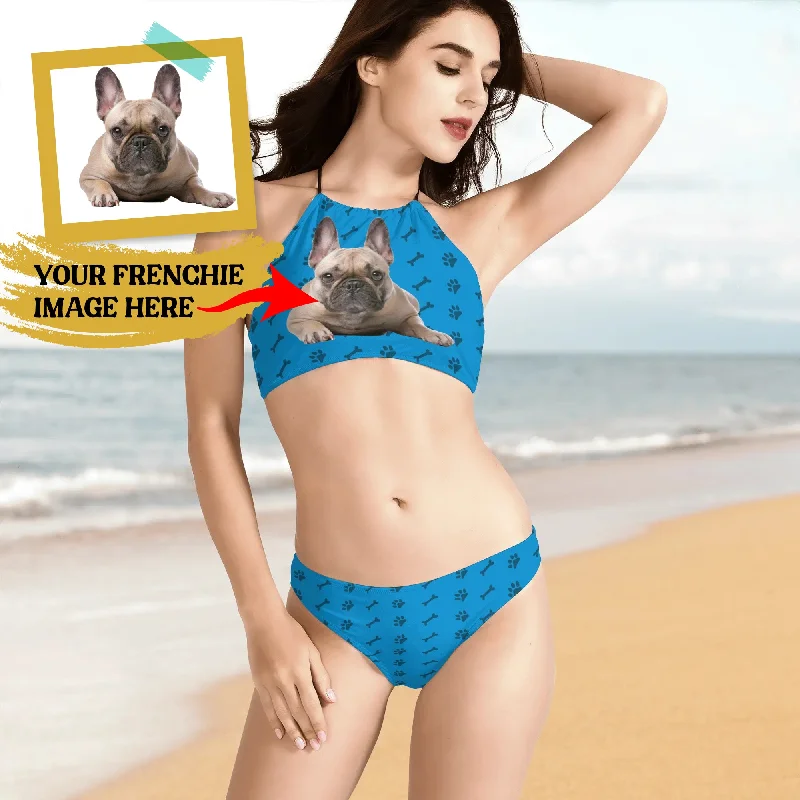 - Pregnant cat delivery room warming boxCustom Womens Bikini Sets Swimsuit with French Bulldog image