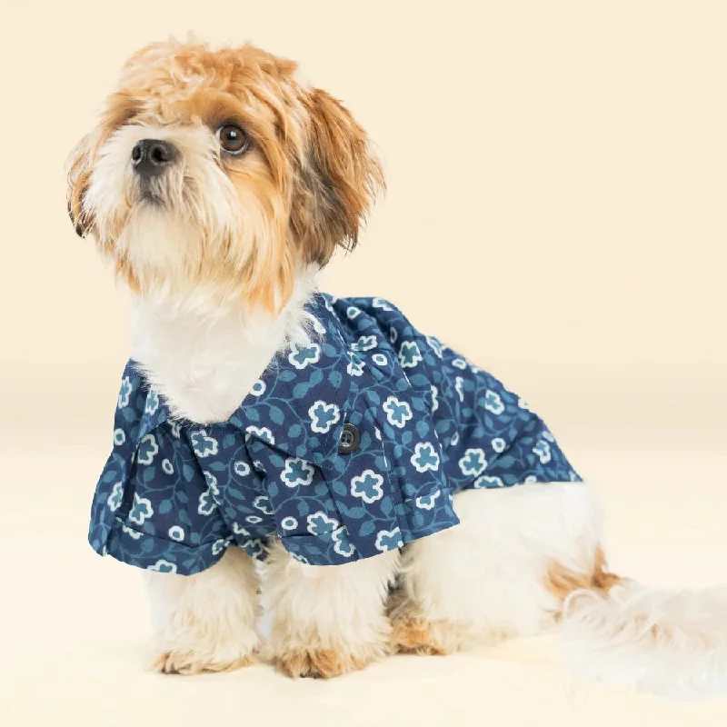 - Air box TSA certified check-inPet Set Go Cotton Shirt for Dogs (Indigo)