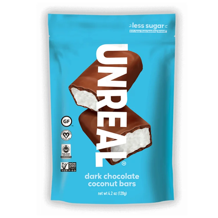 - Natural latex pet mattressUnreal Dark Chocolate Coconut Bar Pouch - 120g