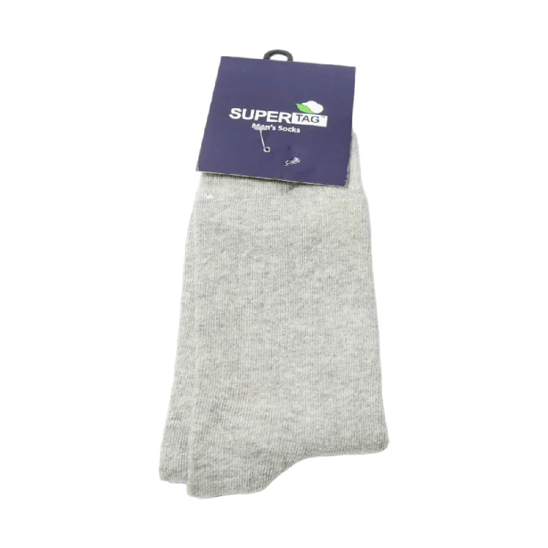 - ​​Pet toys under    yuanSUPER TAG LONG CREW SOCKS GREY PLAIN 1PC HZ