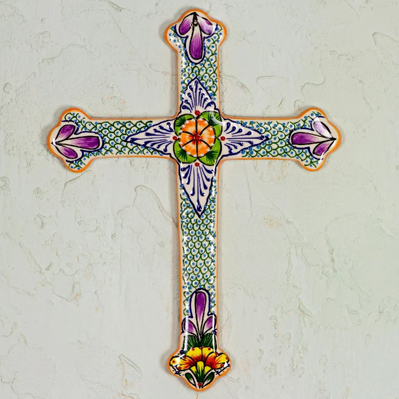- Dog heart rate monitoring collarMorning Glory Collectible Talavera Ceramic Cross