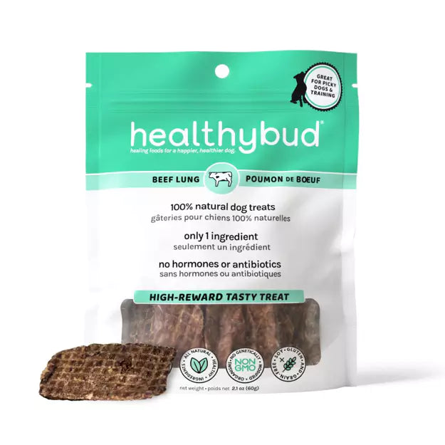 - Dog food for pregnancy and lactationHealthybud Dog Treats - Beef Lung