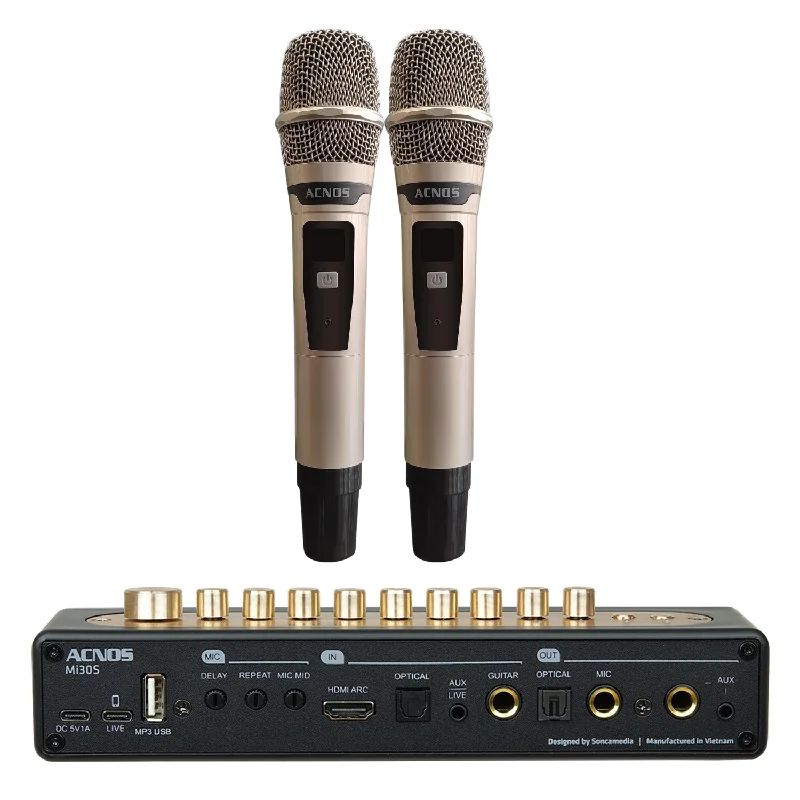 - Pet tear stain cleaning wipesACNOS Mi-30s Ver 2.0 Compact Portable Karaoke Mixer with 2 UHF Wireless Microphones & Carry Bag - Pet tear stain cleaning wipesACNOS Mi-30s Ver 2.0 Compact Portable Karaoke Mixer with 2 UHF Wireless Microphones & Carry Bag
