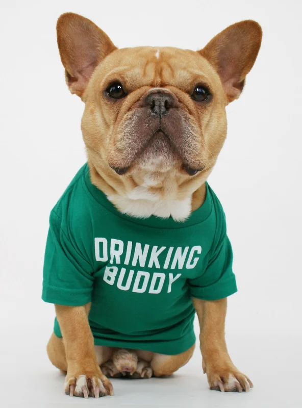 Classification by material or design:Drinking Buddy Dog Tee