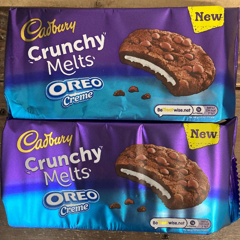 - Foldable and portable cat bag3x Cadbury Crunchy Melts Oreo Creme Chocolate Cookies (3x156g)