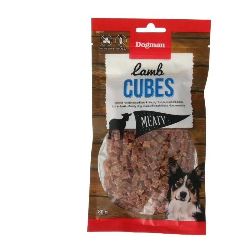 - Elderly dog ​​joint care mattressDogman Hundgodis Meaty Kuber - Lamm