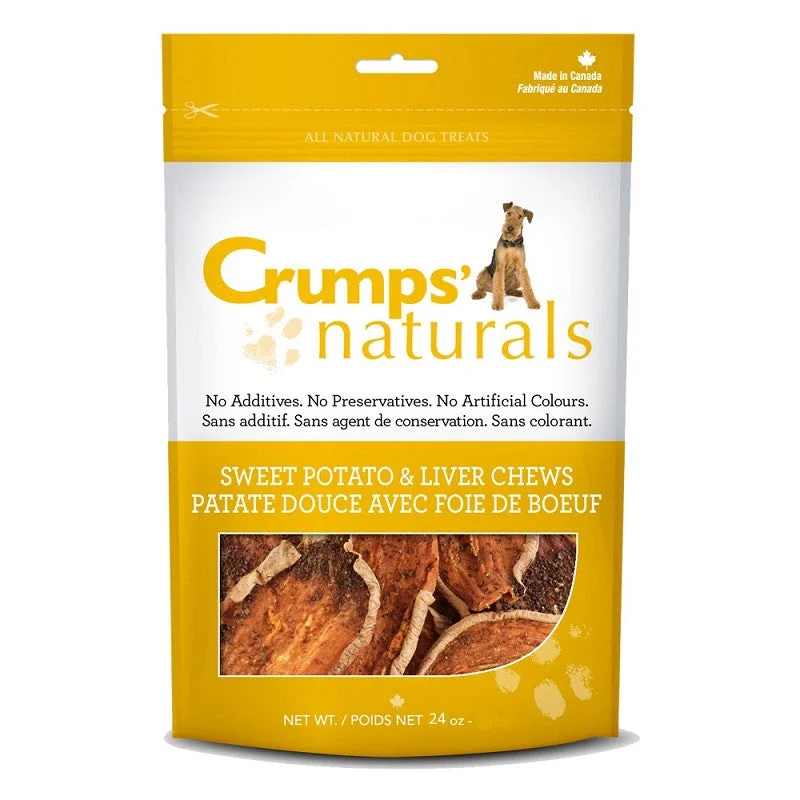  -Cost-effective dog foodCrumps - Sweet Potato & Liver Chews