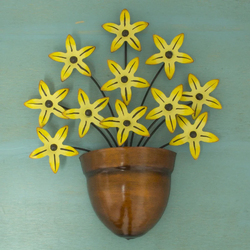 - Cat hair ball removal and hair removal creamBlack-Eyed Susan Yellow Flower Iron Wall Sculpture Crafted by Hand