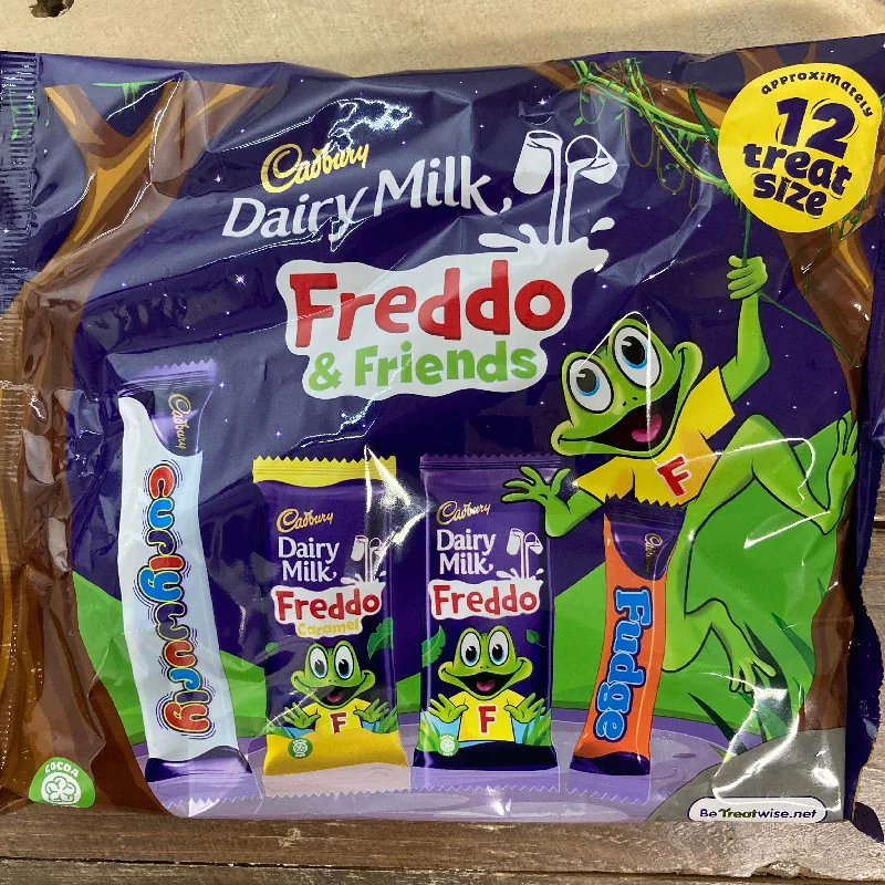 - Custom pet birthday cake12x Cadbury Dairy Milk Freddo & Friends Treatsize Chocs (1 Pack of 12)