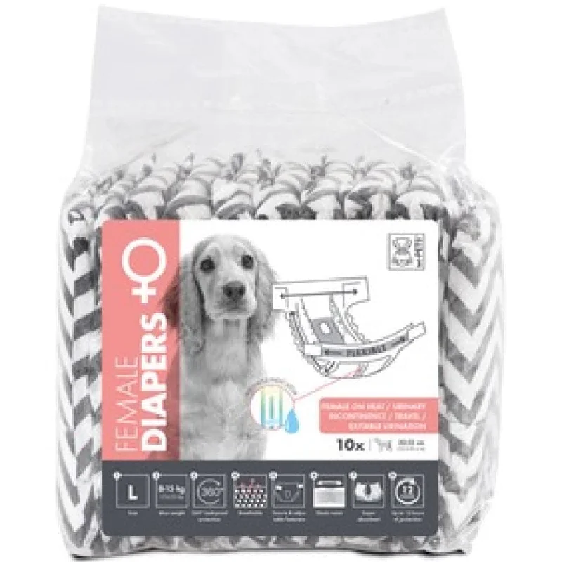 - Teething and chewing toys for puppiesM Pets Diapers for Female Dogs (35x60cm)