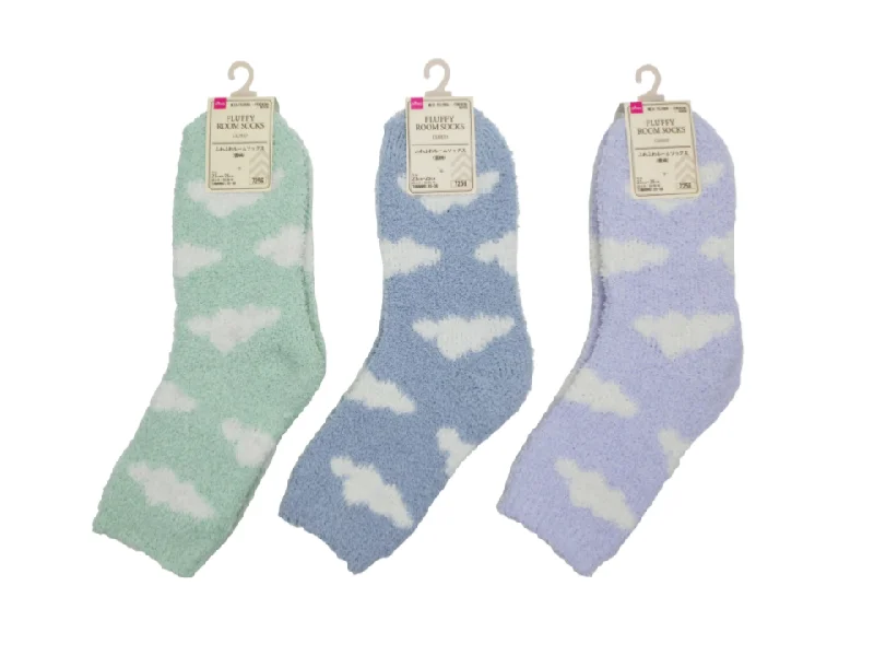 - ​​Christmas pet Christmas clothingFluffy Room Socks Ladies Cloud