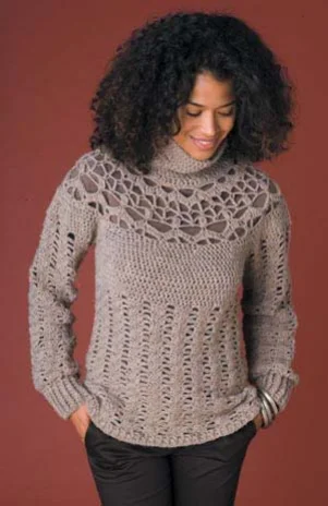- Pet electric nail grinder silent modelLush Lace Pullover (Crochet)