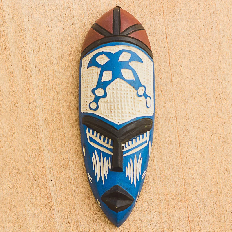 - Pet toys under yuanCourageous Ohene in Blue Blue and Cream Courageous King Wood African Wall Mask - Pet toys under yuanCourageous Ohene in Blue Blue and Cream Courageous King Wood African Wall Mask