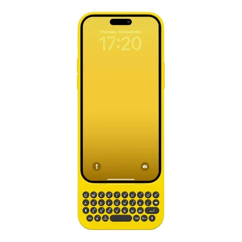- Air box TSA certified check-inClicks Keyboard for iPhone 15 Pro (BumbleBee)